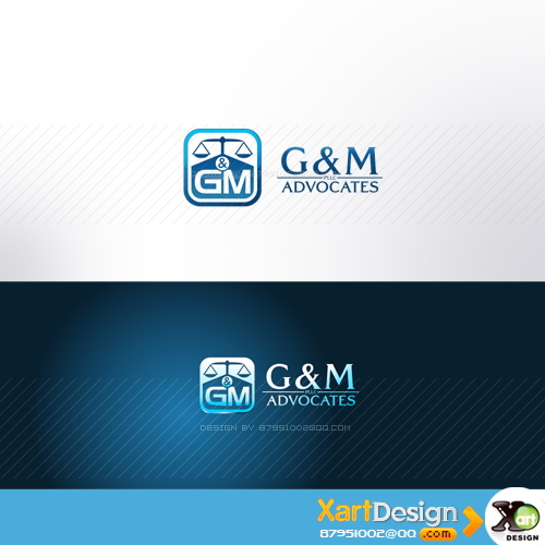 Logo design g&m